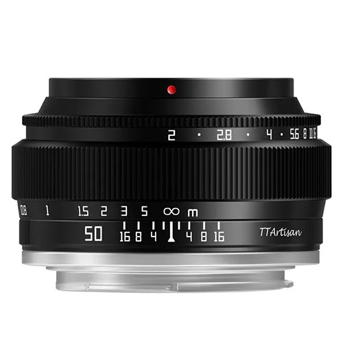 TTArtisan 50mm F2 Lens Canon RF Mount Next Day UK Delivery