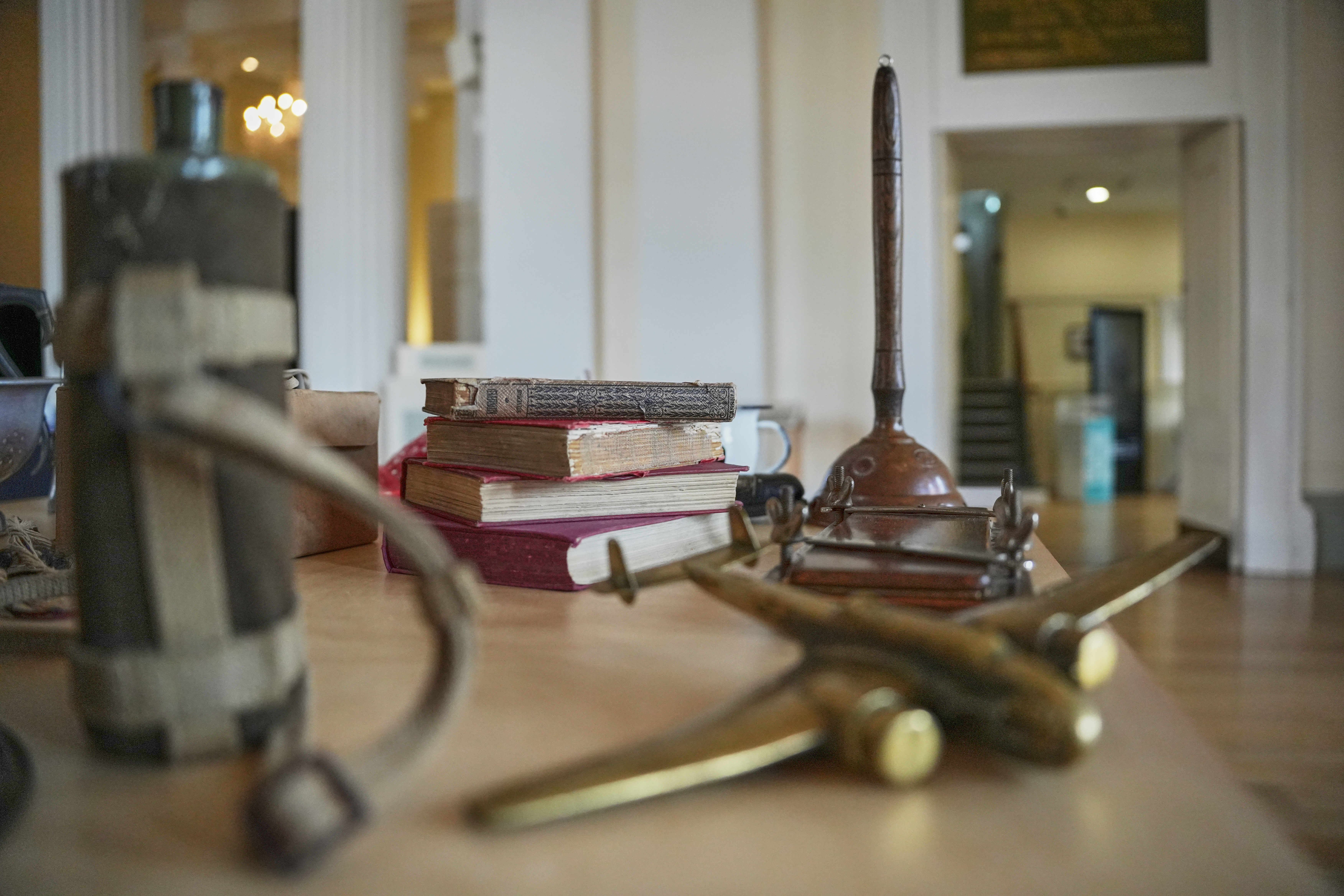 Picture of books on a table 2