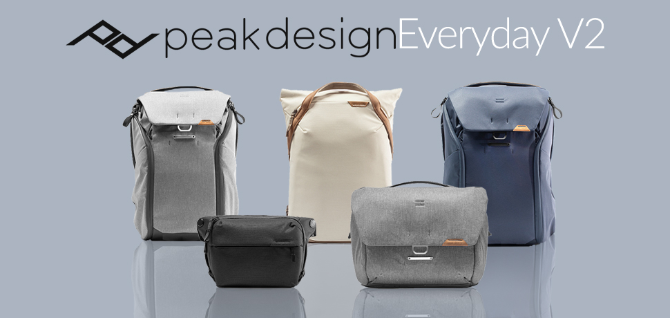 The Peak Design Everyday V2 Range