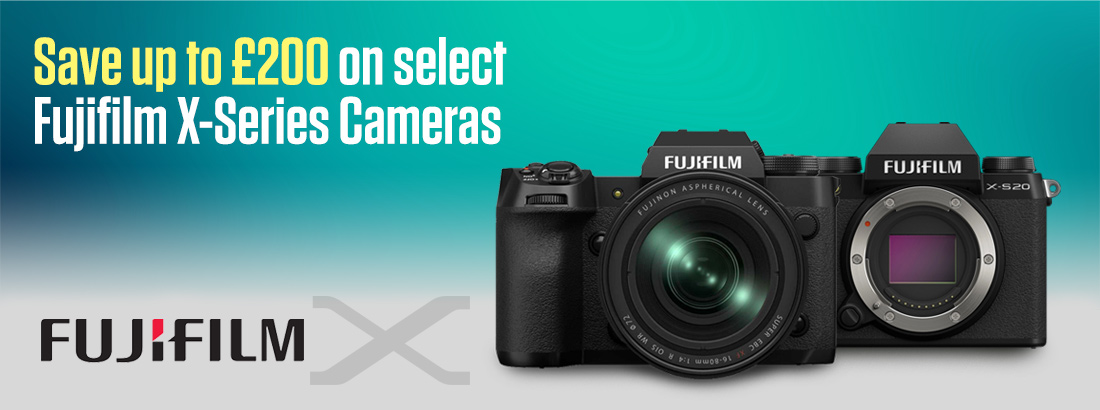 Save up to £200 on select Fujifilm X-Series Cameras