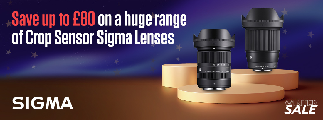 Winter Sale 24 - Save up to £80 on a huge range of Crop Sensor Sigma Lenses