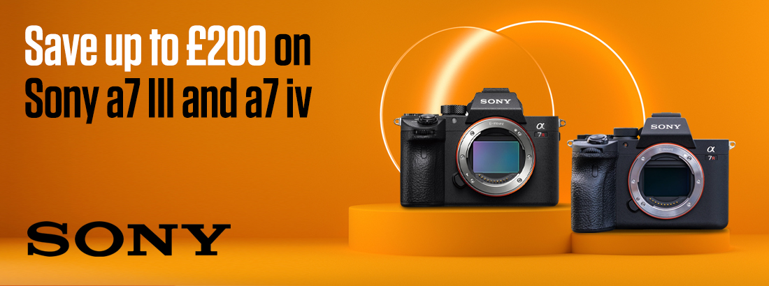 Save up to £200 on the Sony a7 III and a7 iv