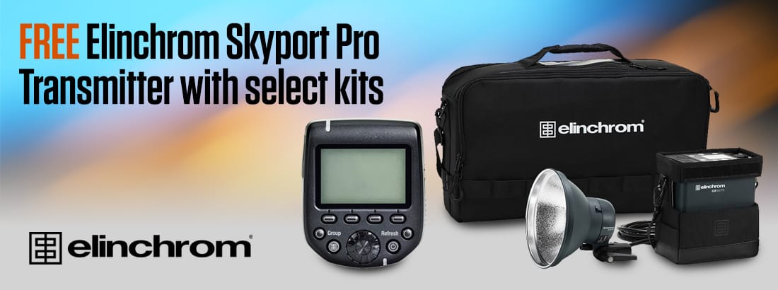 FREE Elinchrom Skyport Pro Transmitter with select kits