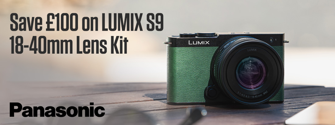 Save £100 on the new Panasonic Lumix S9 18-40mm Lens Kit