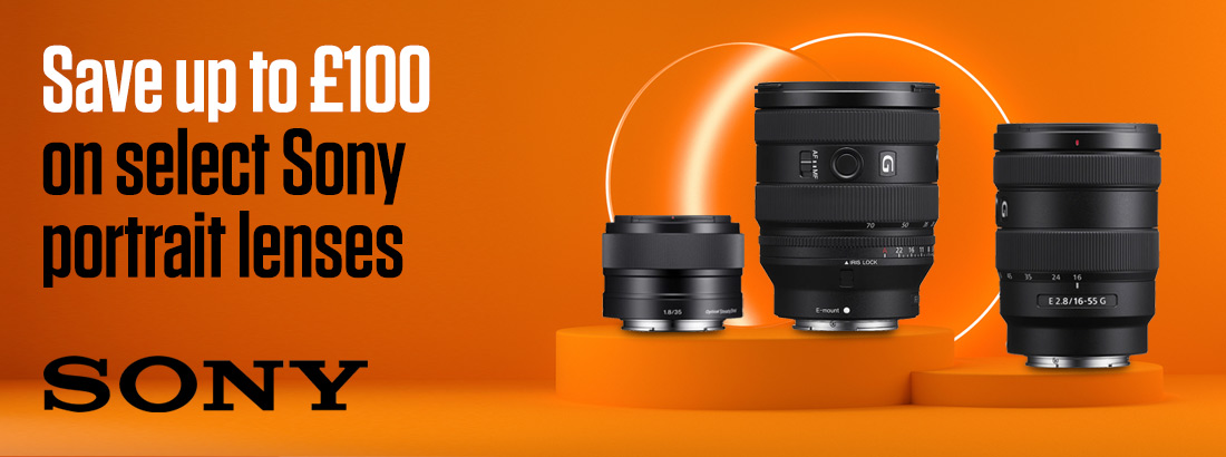 Save up to £100 on Sony Portrait Lenses