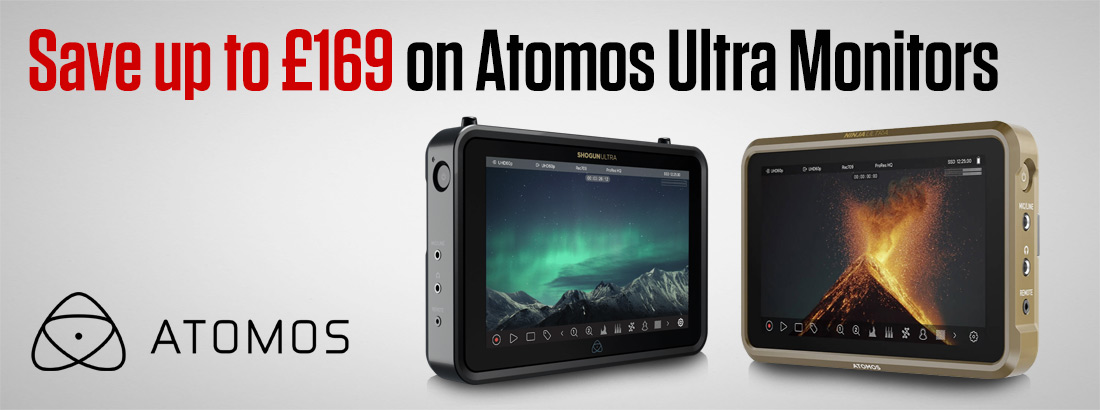 Save up to £169 on Atomos Ultra Monitors