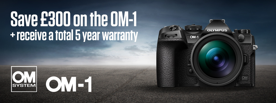 Save £300 on the OM-1 and receive a total 5 year warranty