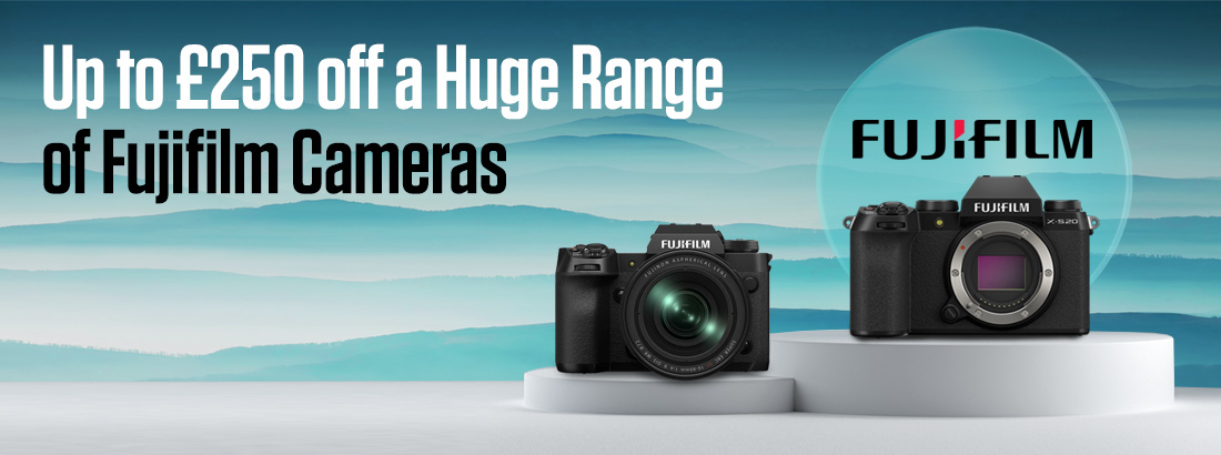 up to £250 off Huge Range of Fujifilm Cameras