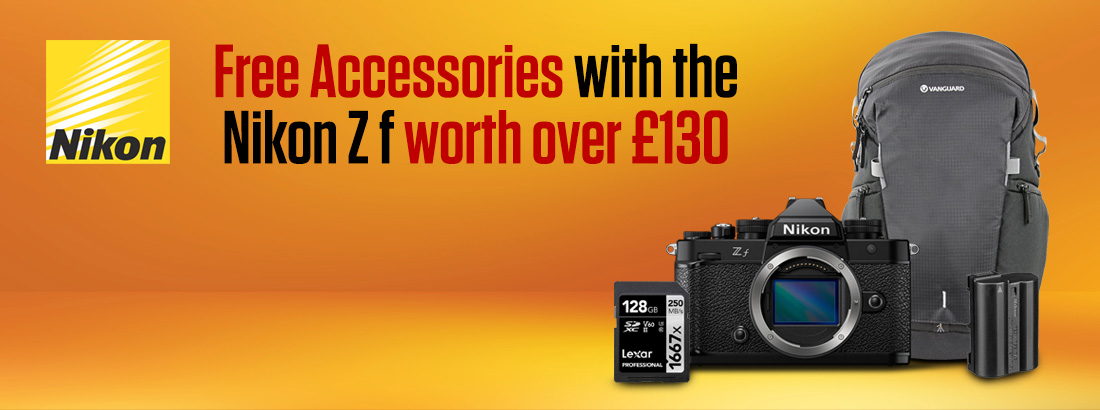 Free Accessories with the Nikon Z f worth over £130