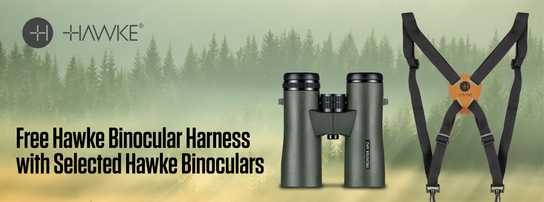 Free Bino Harness with select Hawke Binoculars