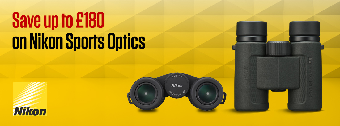 Save up to £180 on Nikon Sports Optics