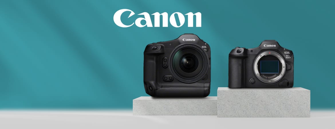 Canon EOS R1 and Canon EOS R5 Mark II