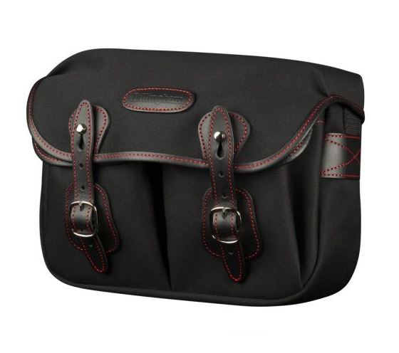 Used Billingham Hadley Small 50 Years Edition - Black FibreNyte-Red Stitching - 14164057