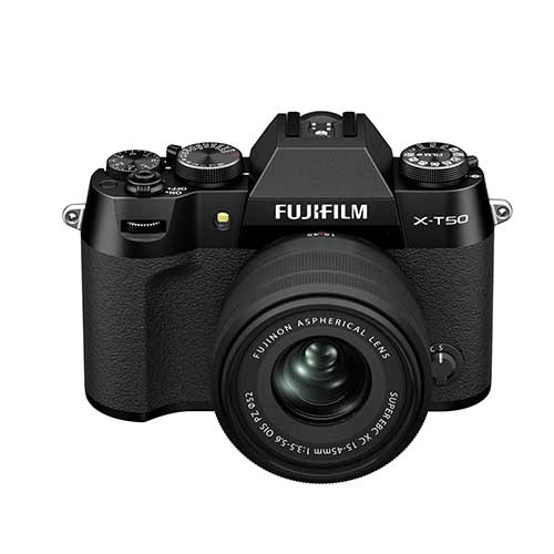 Fujifilm X-T50 with XC 15-45mm F3.5-5.6 OIS PZ Kit Black - Open Box