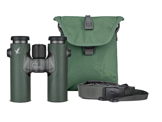 Open Box Swarovski CL Companion 10x30 Green Binocular with Urban Jungle Accessory Pack - Open Box