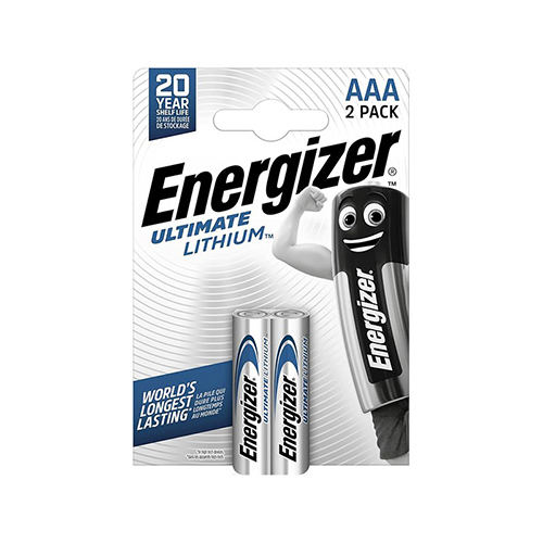 Energizer Ultimate Lithium AAA (2 Pack)