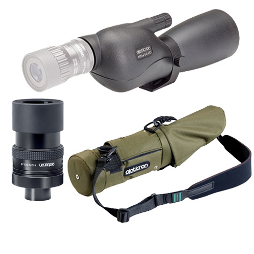 Opticron MM4 60 GA ED Straight Body with SDLv4 Eyepiece and Green Stay-on-Case