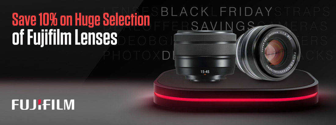 Save 10% on Huge Selection of Fujifilm Lenses