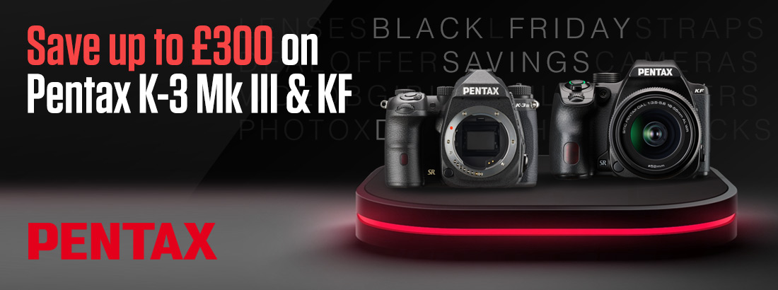 Save up to £300 on the Pentax K-3 Mark III and KF