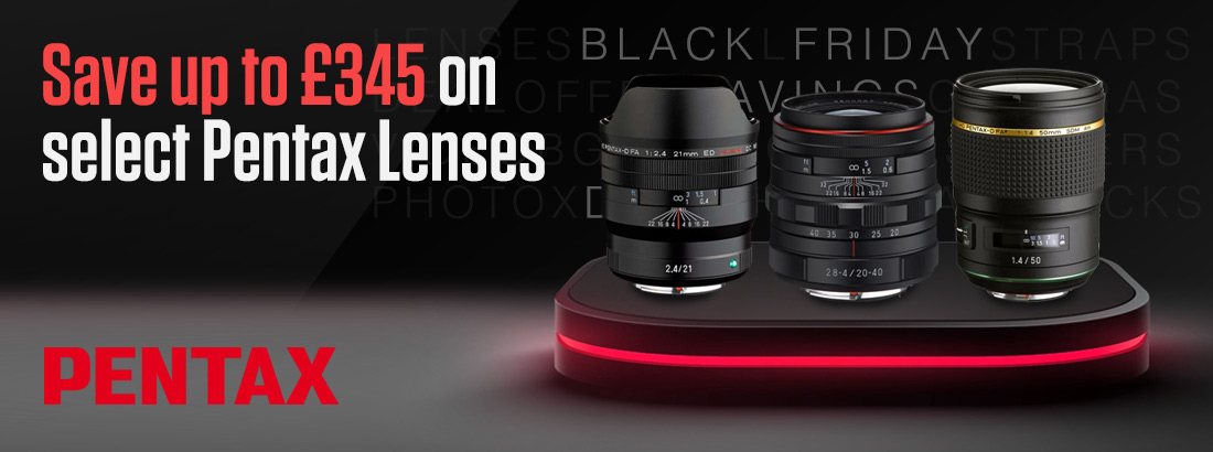 Save up to £345 on select Pentax Lenses