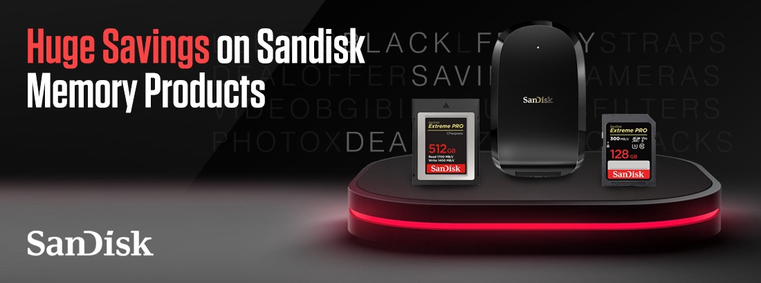 Huge Savings on Sandisk Memory Products