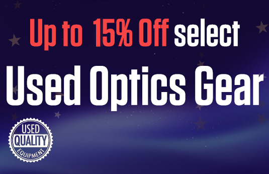 Up to 15% Off select Used Optics Gear