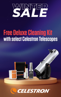 Free Deluxe Cleaning Kit with select Celestron Telescopes