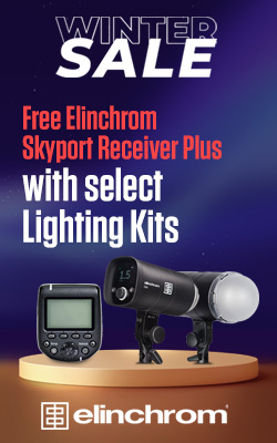 Free Elinchrom Skyport Receiver Plus with select Lighting Kits