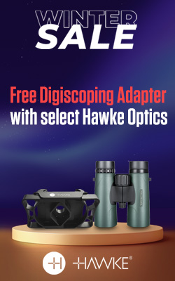 Free Digiscoping Adapter with select Hawke Optics