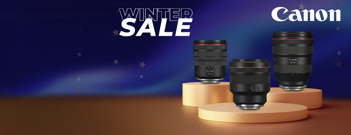 WINTER SALE 2024 - Save up to £350 on select Canon RF Mirrorless Lenses