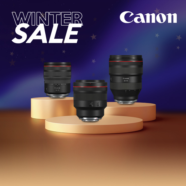 WINTER SALE 2024 - Save up to £350 on select Canon RF Mirrorless Lenses