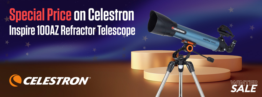 Special Price on the Celestron Inspire 100AZ Refractor Telescope