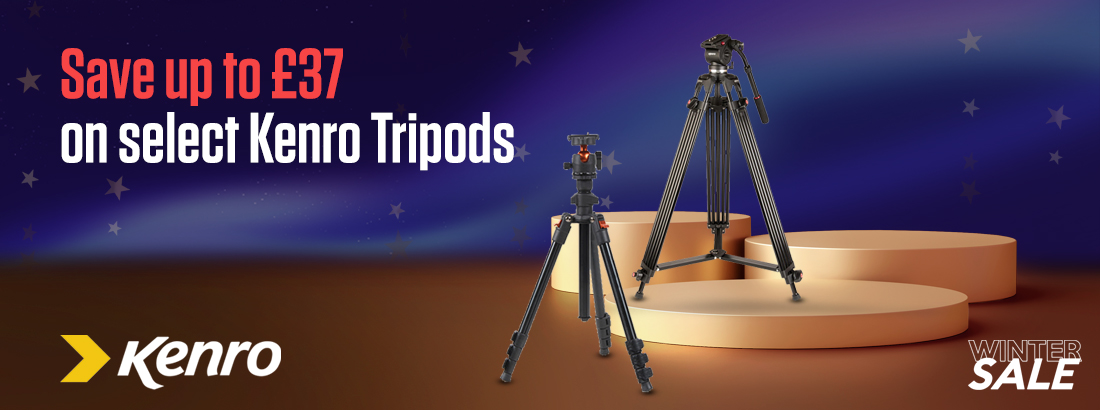 Save up to £37 on select Kenro Tripods