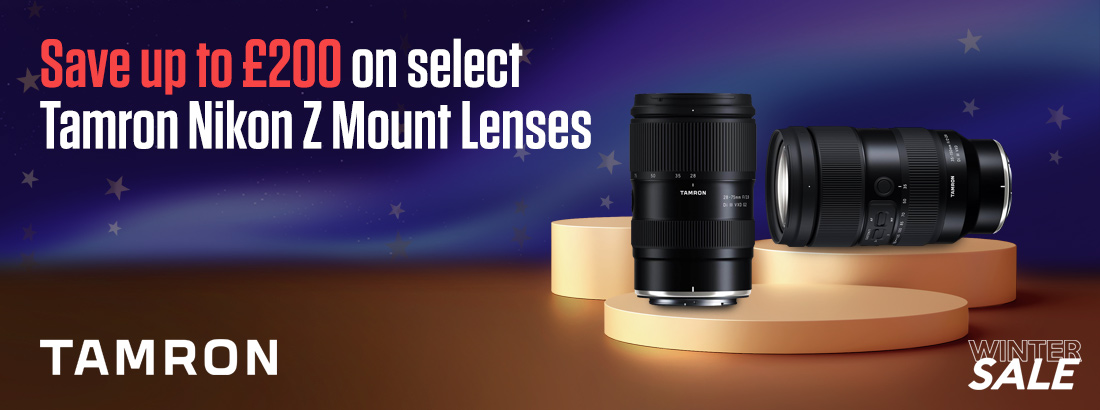 Save up to £200 on select Tamron Nikon Z Mount Lenses