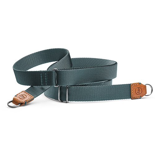 Leica D-LUX 8 Fabric Carrying Strap - Cognac/Petrol