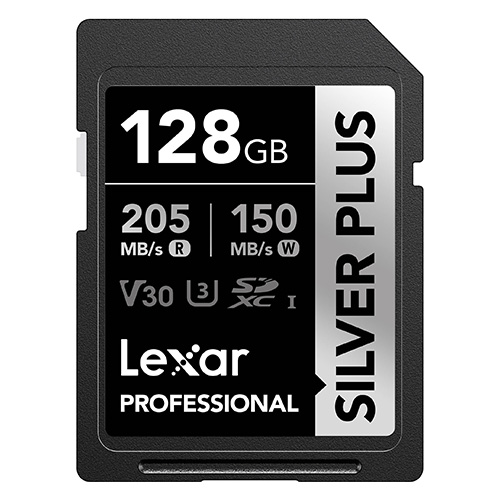 Lexar SD Silver Plus UHS-1 V30 - 128GB