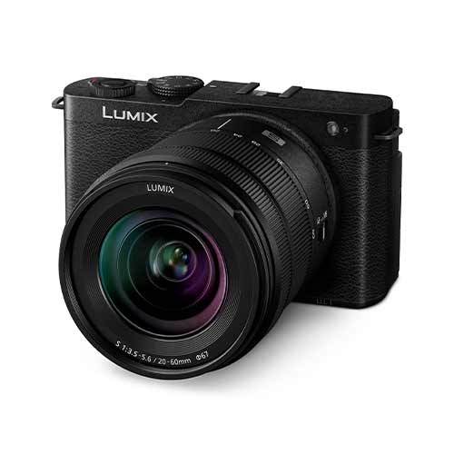Panasonic Lumix S9 with S Series 20-60mm F3.5-5.6 Lens - Jet Black