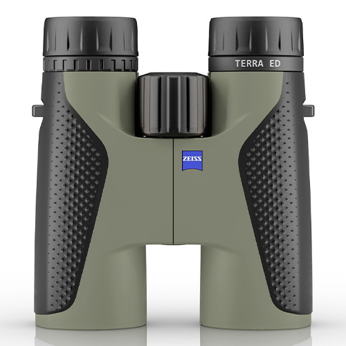 Zeiss Terra ED 10x42 Binoculars - Black-Velvet Green